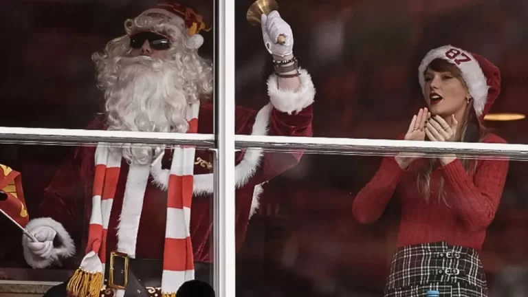 Taylor Swift’s Festive Fashion Statement Steals the Show at Chiefs Christmas Game