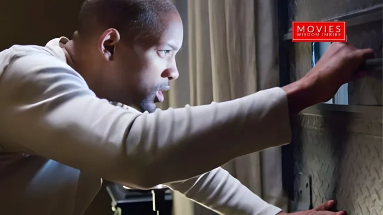 Will Smith Watching outside from small window